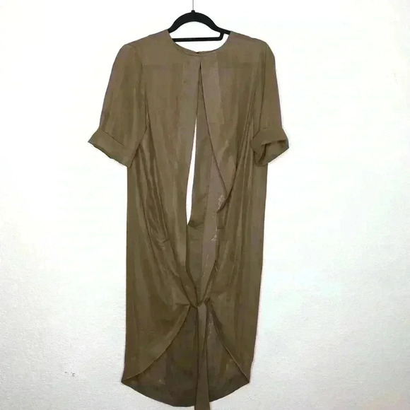 Asos Chiffon Cover Up Kimono Duster Beach Swim 6 - Picture 3 of 8